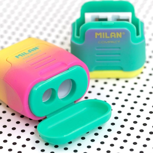 Afia dupla com depósito MILAN Compact Sunset sortido