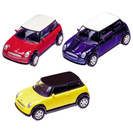 Carro Mini Cooper 2001 Miniatura 1:60 7cm Sortido GOKI
