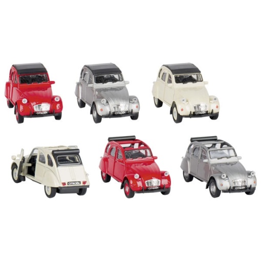 Carro Citroën 2CV (1979) Miniatura 1:34 11,7cm Sortido GOKI