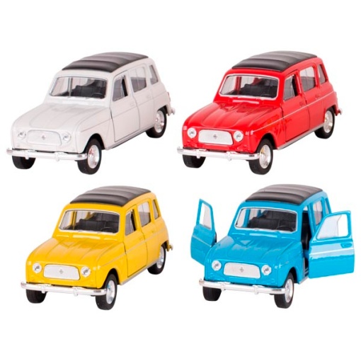 Carro Renault 4 Miniatura 1:34 11,5cm Sortido GOKI