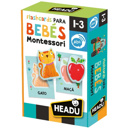 Flashcards para bebés Montessori HEADU