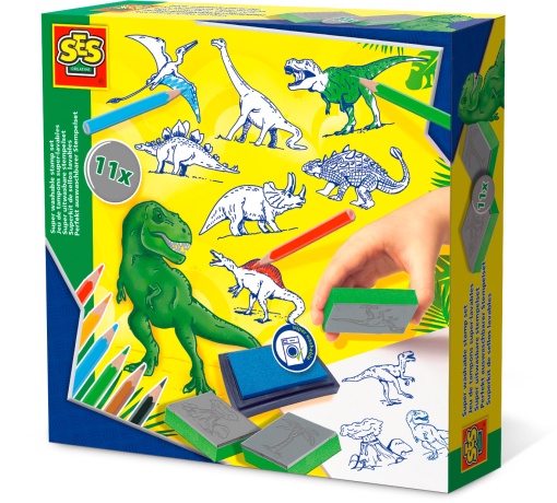 Carimbos Dinossauros (11 unidades) SES CREATIVE Hobby