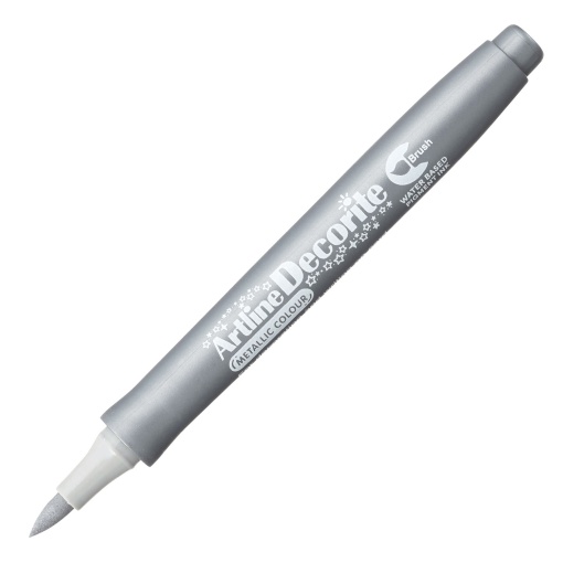 Brush Pen ARTLINE Decorite Prateado Metálico