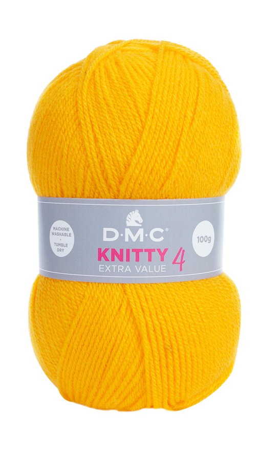 Fio de Tricot DMC Knitty4 8112/978 100g Amarelo Escuro