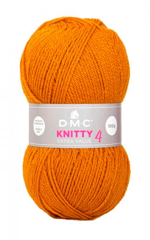 Fio de Tricot DMC Knitty4 8112/766 100g Ocre