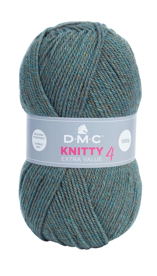 Fio de Tricot DMC Knitty4 8112/904 100g Verde Mesclado