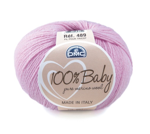 Fio de Tricot DMC 100% Baby 489/061 50g Lilás