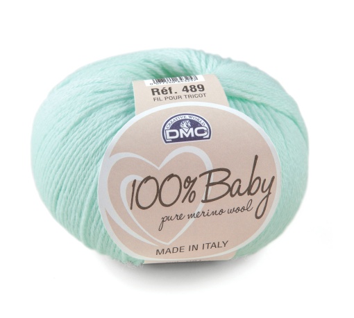 Fio de Tricot DMC 100% Baby 489/081 50g Verde Bebé