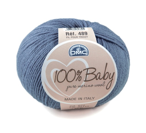 Fio de Tricot DMC 100% Baby 489/072 50g Azul
