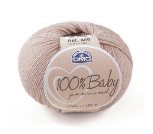 Fio de Tricot DMC 100% Baby 489/11 50g Creme