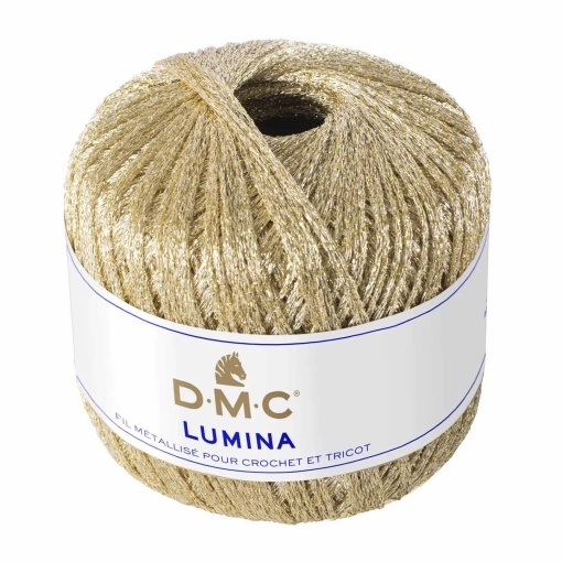 FIO DE CROCHET DMC LUMINA 20G DOURADO L3821 141