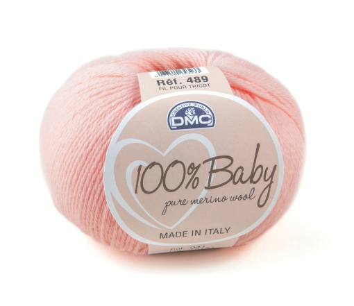Fio de Tricot DMC 100% Baby Rosa Bebé 041 50g 489