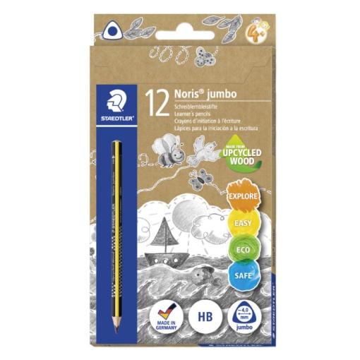 Lápis grafite STAEDTLER Noris Jumbo HB nº 2 (12 unidades) 119