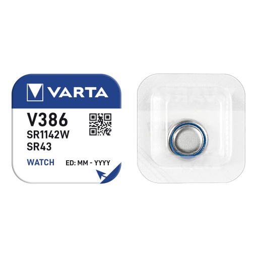 Pilha de Relógio VARTA V386/SR43
