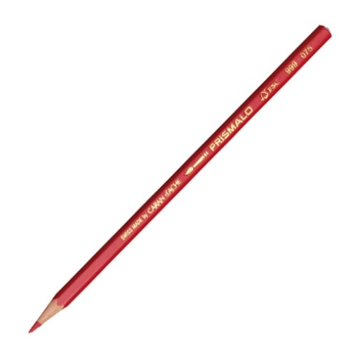 Lápis de Cor Caran D'ache Prismalo Vermelho Índio 075