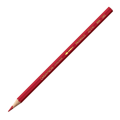 Lápis de Cor Caran D'ache Prismalo Vermelho 080