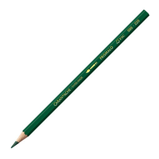 Lápis de Cor Caran D'ache Prismalo Verde Escuro 229