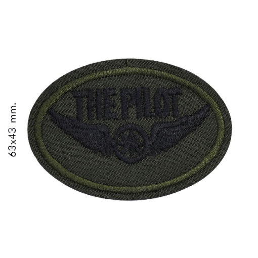 Aplicação de tecido termocolante The PILOT verde COSE