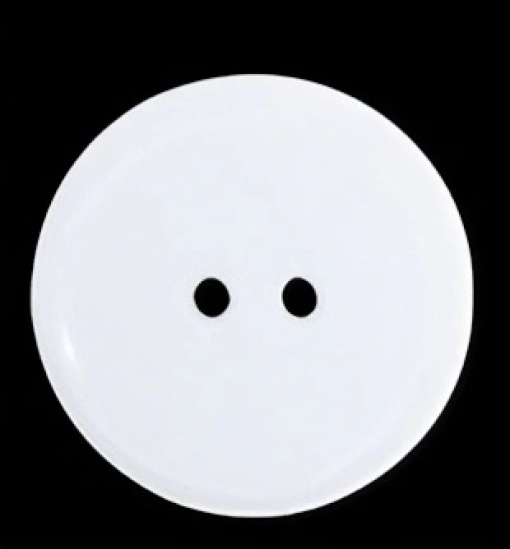 Botão Redondo 19mm Branco COSE