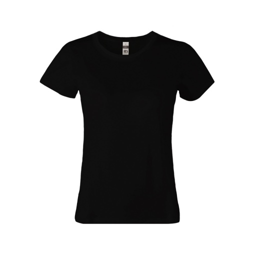 T-shirt Senhora 100% Algodão Sofia Preto XXL