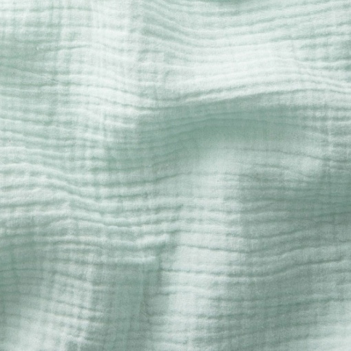 Tecido Mousseline Liso Verde Bebé 1x1,30m