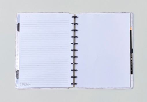 CADERNO INTELIGENTE Grande (215x280mm) Pautado Bianco