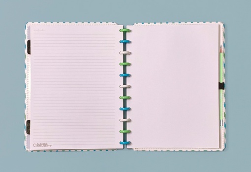 CADERNO INTELIGENTE Grande (215x280mm) Pautado Waves