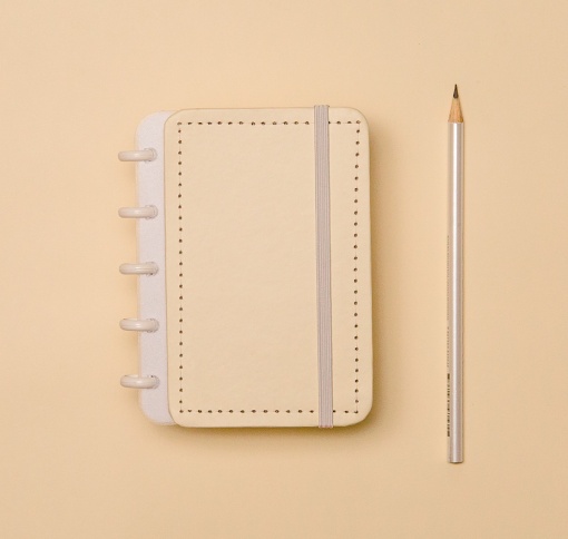 CADERNO INTELIGENTE A6 INTELIGINE Liso Amarelo Pastel
