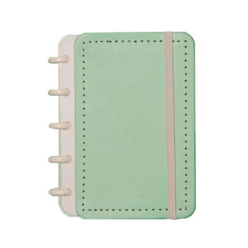 CADERNO INTELIGENTE A6 INTELIGINE Liso Verde Pastel