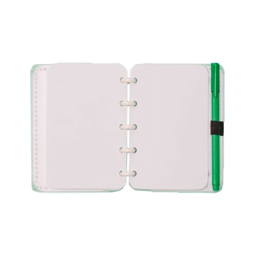 CADERNO INTELIGENTE A6 INTELIGINE Liso Verde Pastel