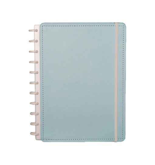 CADERNO INTELIGENTE Grande (215x280mm) Pautado Azul Pastel