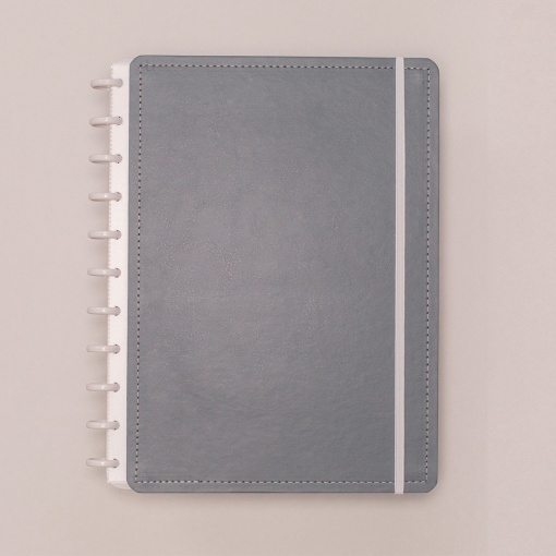 CADERNO INTELIGENTE GRANDE (215X280MM) PAUTADO CINZA CIGD4005