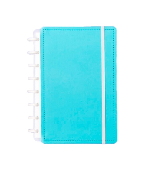 CADERNO INTELIGENTE A5 Pautado Azul Celeste