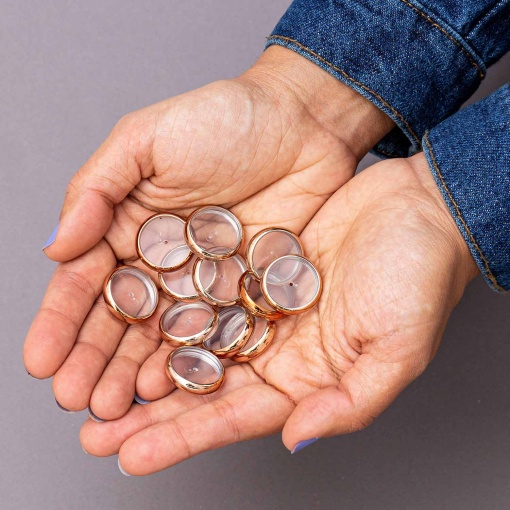 Discs + elastic band M for SMART NOTEBOOK old gold - 12+1 units