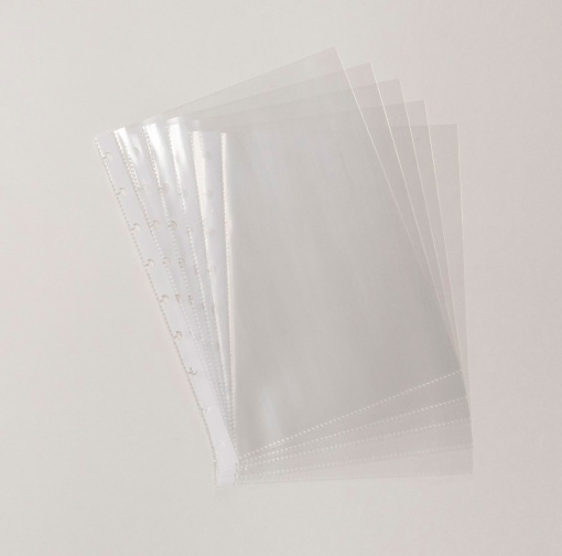 Bolsa de catálogo para caderno inteligente grande (180x274mm) transparente (5 unidades)