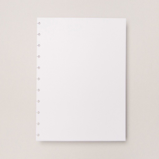 Recarga para Caderno Inteligente Grande (215x280mm) LISO 50 folhas 90g