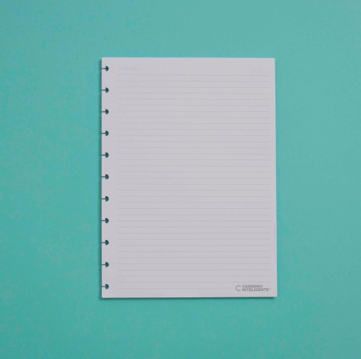 Recarga para Caderno Inteligente Grande (215x280mm) Pautado 50 folhas 90g
