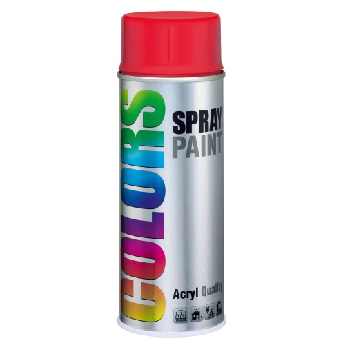 Tinta Spray Acrílica COLORS Vermelho RAL 3000 400ml