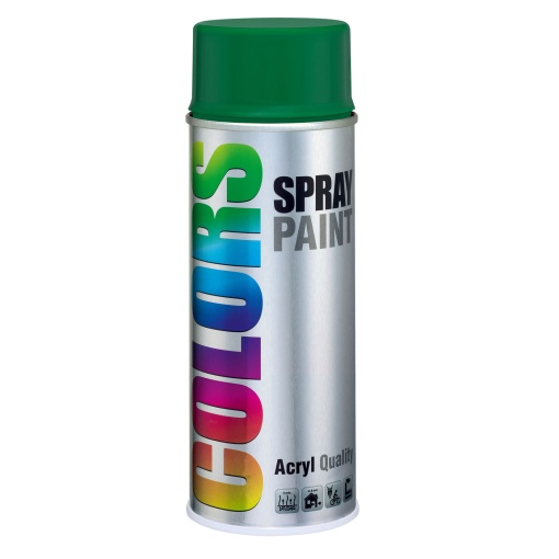 Tinta Spray Acrílica COLORS Verde RAL 6002 400ml