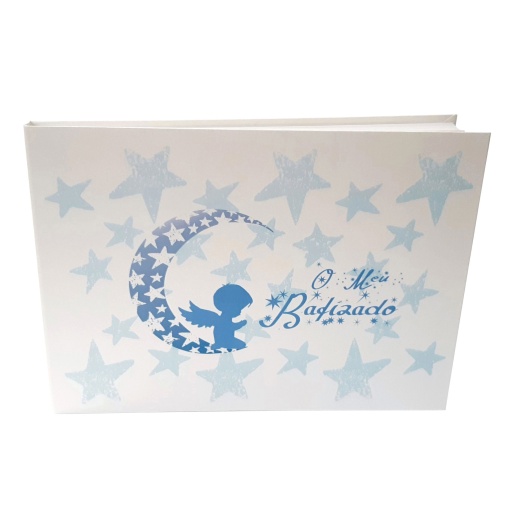 Álbum de Batizado SIMPLY Azul 30 folhas