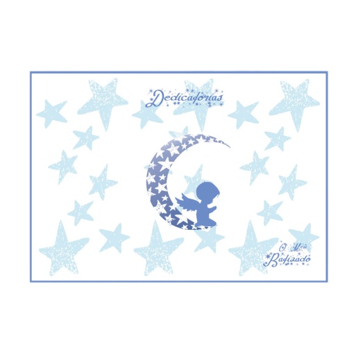 Álbum de Batizado SIMPLY Azul 30 folhas