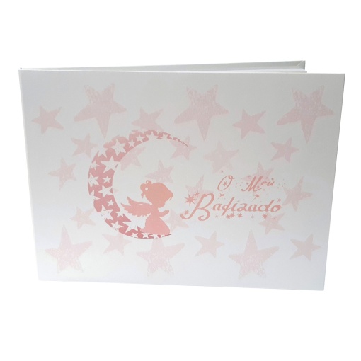 Álbum de Batizado SIMPLY Rosa 30 folhas