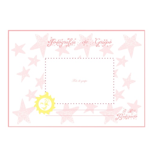 Álbum de Batizado SIMPLY Rosa 30 folhas