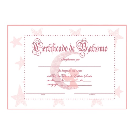 Álbum de Batizado SIMPLY Rosa 30 folhas