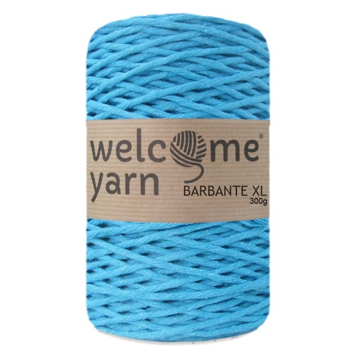 Fio Macramé Welcome Yarn Barbante XL 3mmx120m 300g (aprox.) Azul Turquesa 04