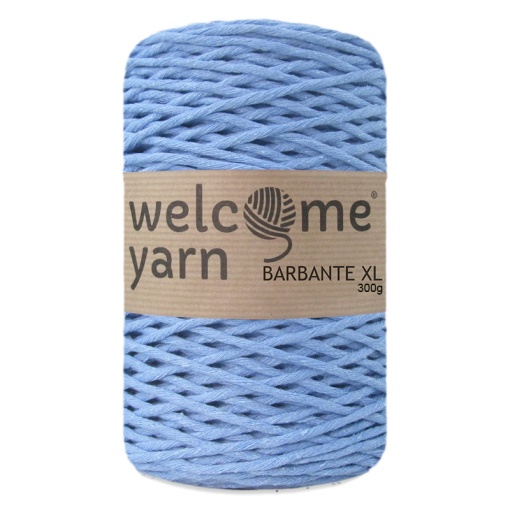 Fio Macramé Welcome Yarn Barbante XL 3mmx120m 300g (aprox.) Azul Bebé 14