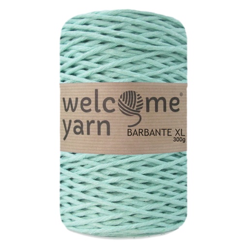 Fio Macramé Welcome Yarn Barbante XL 3mmx120m 300g (aprox.) Verde Água 33
