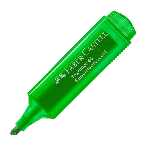 Sublinhador Fluorescente FABER-CASTELL Textliner 46 1-2-5mm Verde