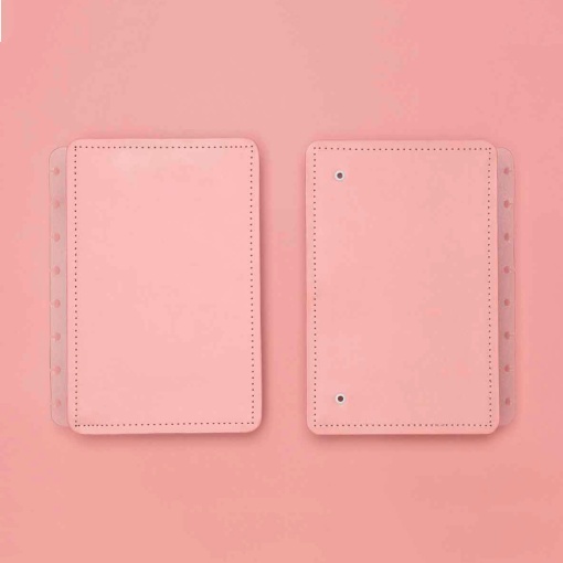 Capa e Contracapa para Caderno Inteligente A5 Rosa Pastel