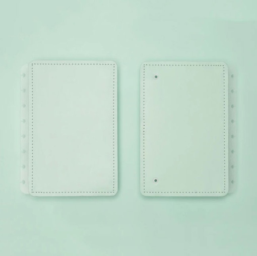 Capa e Contracapa para Caderno Inteligente A5 Verde Pastel